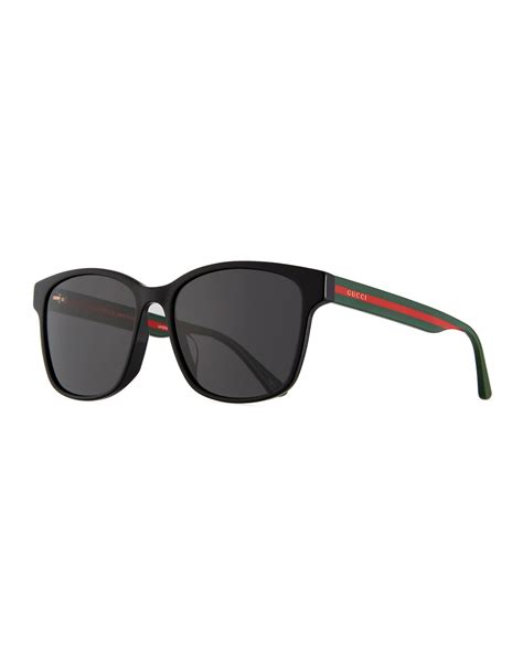 gucci square frame sunglasses men|Gucci square sunglasses unisex.